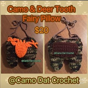 Camo tooth fairy pillow
